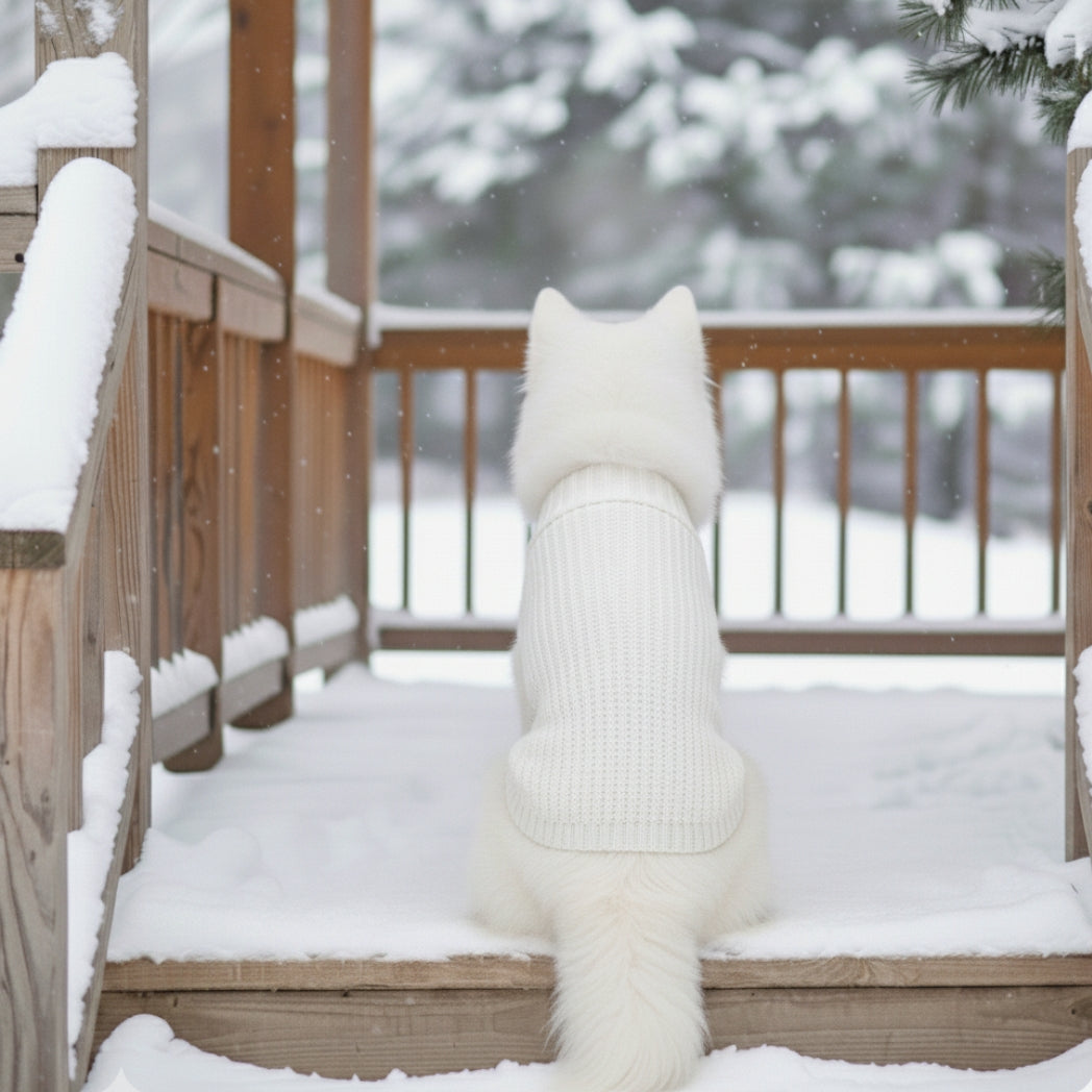 Poet Dog Sweater Crochet Pattern | PDF Digital Download | Easy Crochet Pattern for Cozy Handmade Coats, Sizes Small to Large Dogs