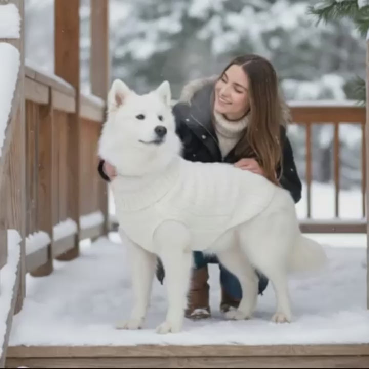 Poet Dog Sweater Crochet Pattern | PDF Digital Download | Easy Crochet Pattern for Cozy Handmade Coats, Sizes Small to Large Dogs